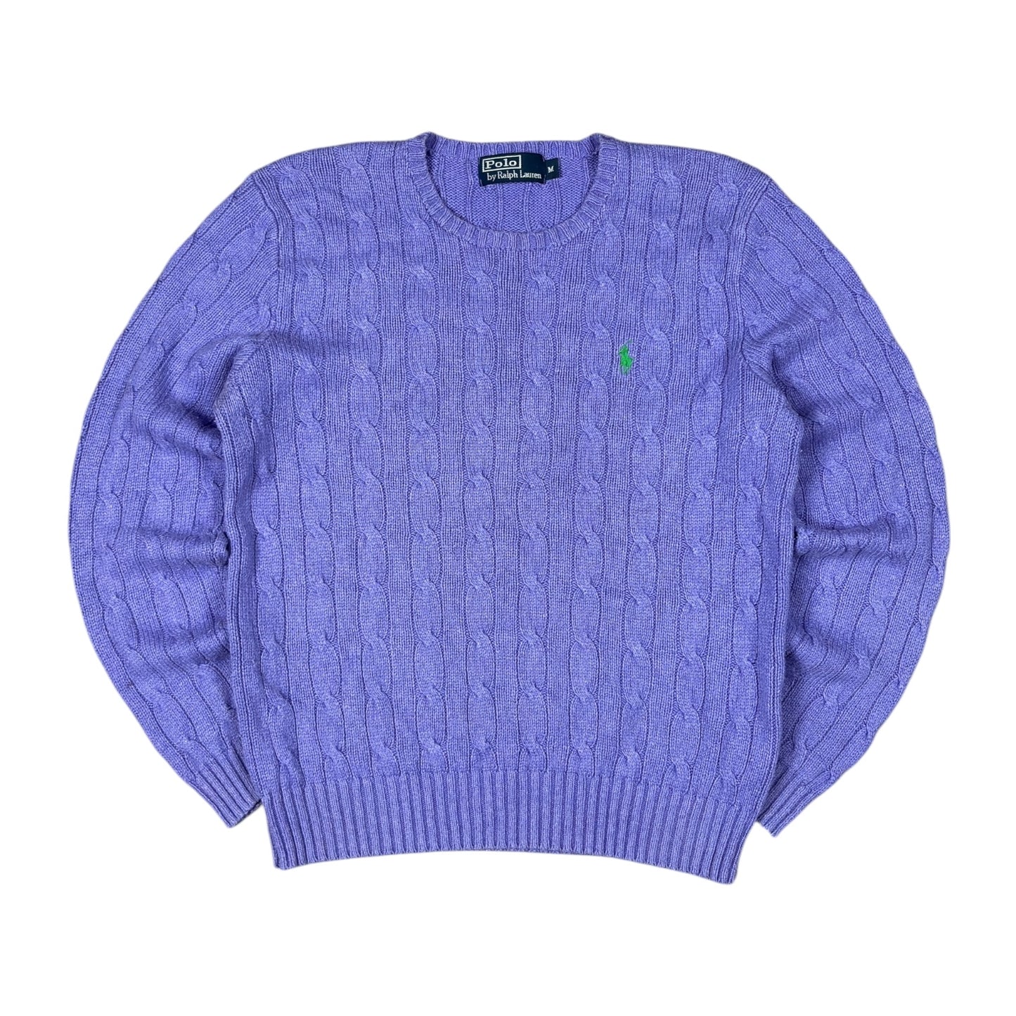 Vintage Ralph Lauren Cable Knit Sweater (wmns M)