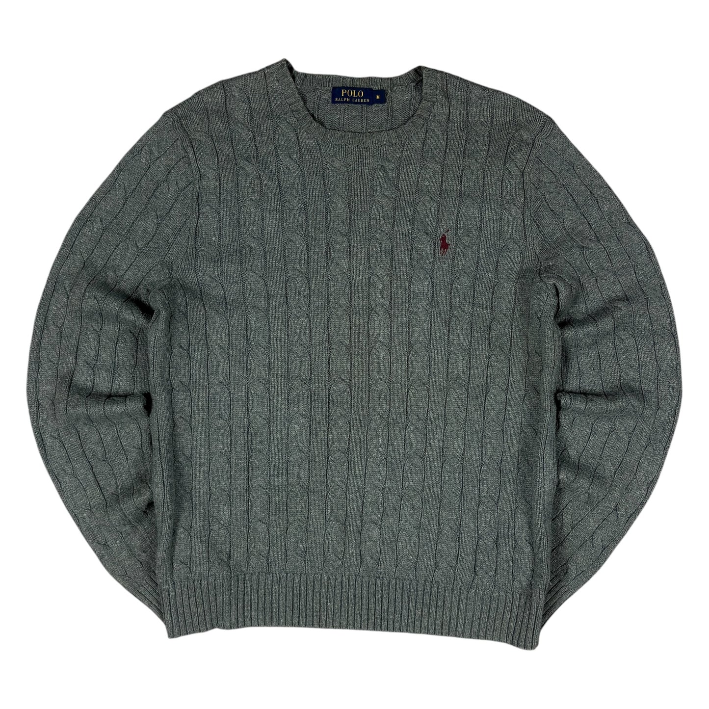 Vintage Ralph Lauren Cable Knit Sweater (L)