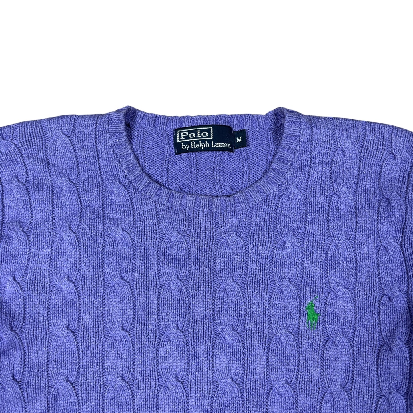 Vintage Ralph Lauren Cable Knit Sweater (wmns M)