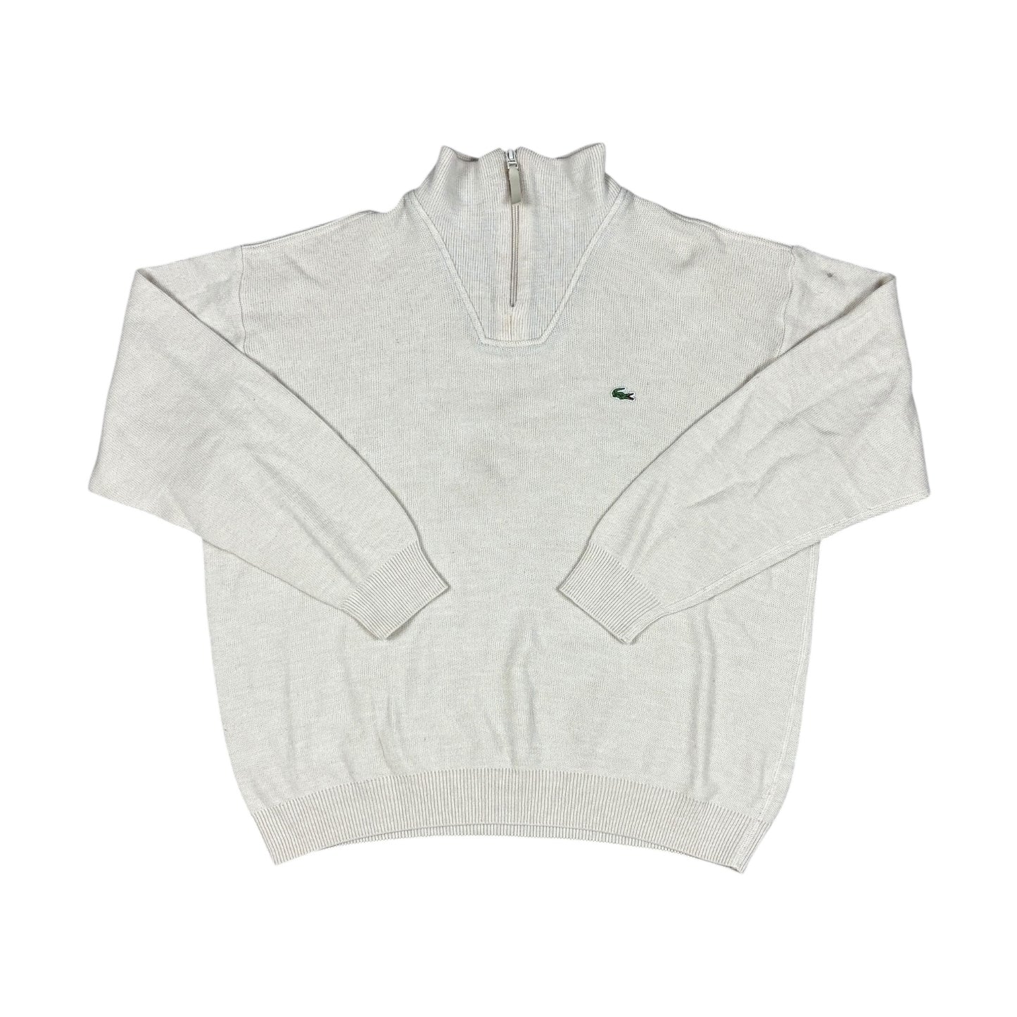Vintage Lacoste Half Zip Knit Sweater (M)