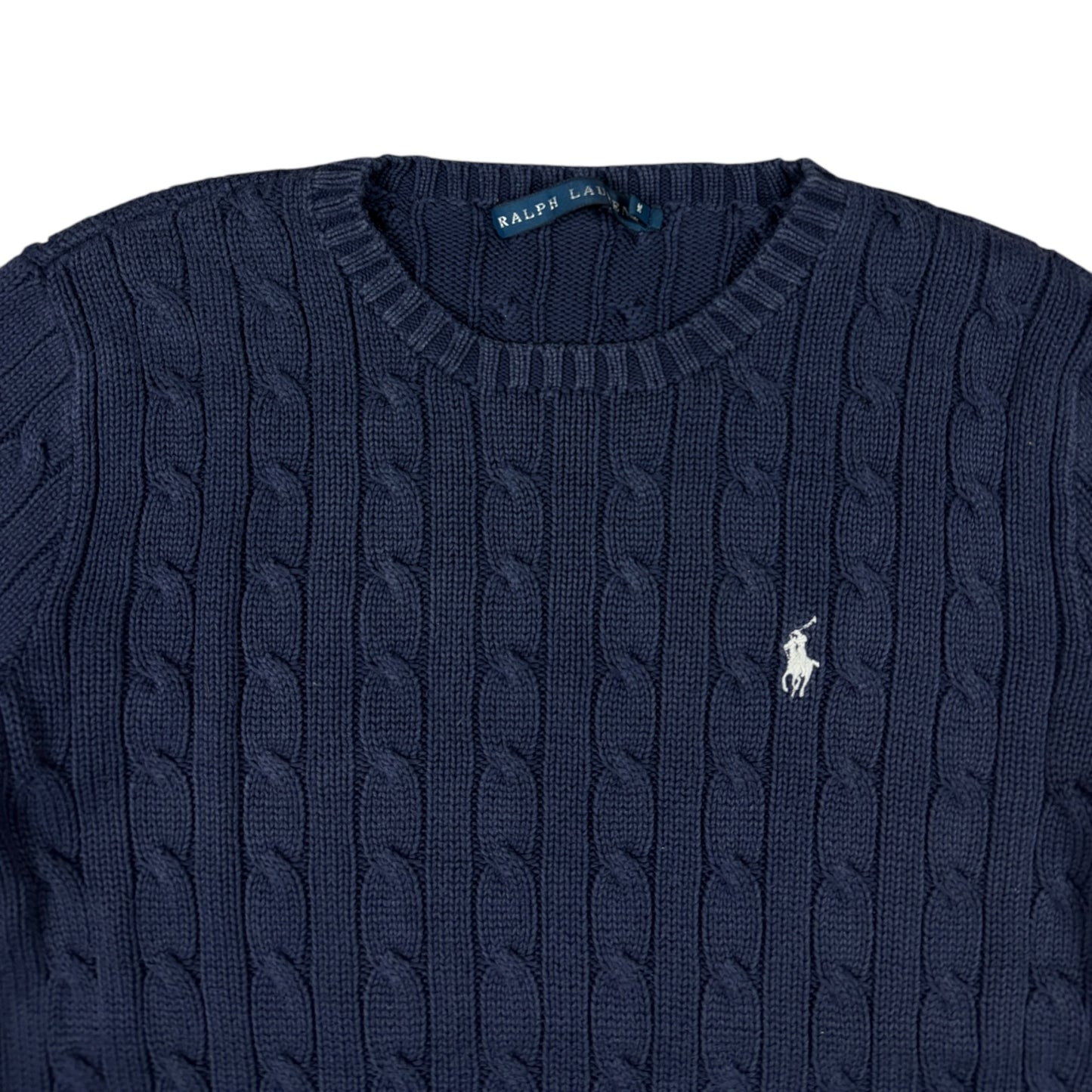 Vintage Ralph Lauren Cable Knit Sweater (wmns M)