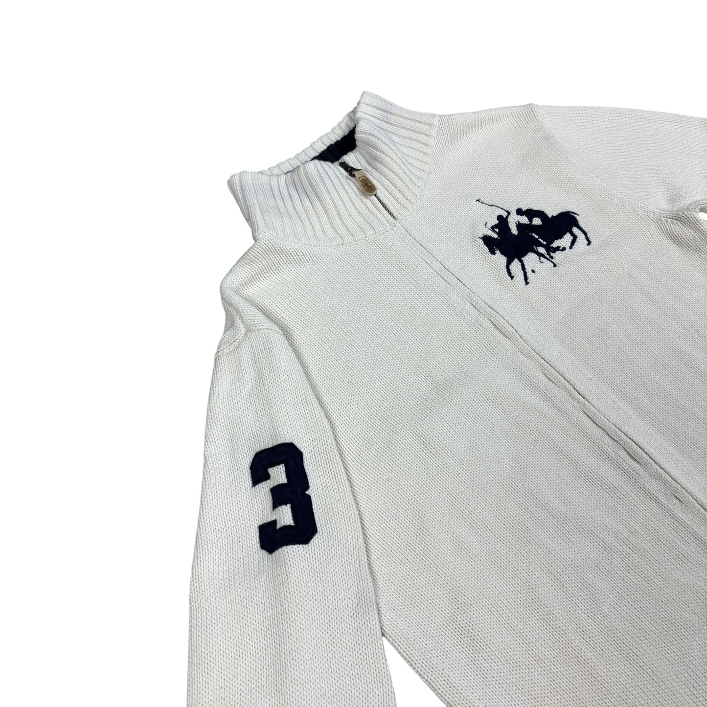 Vintage Polo Ralph Lauren Knit Sweatjacket (S)