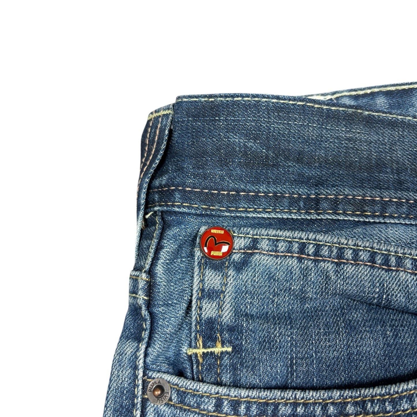 Vintage Evisu x Puma Jeans (M-L)