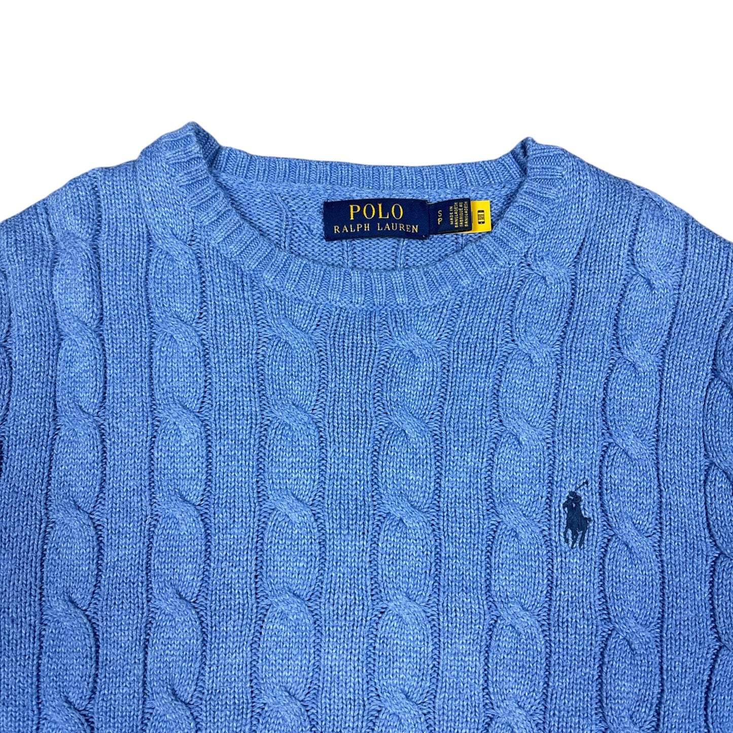Vintage Ralph Lauren Cable Knit Sweater (S)