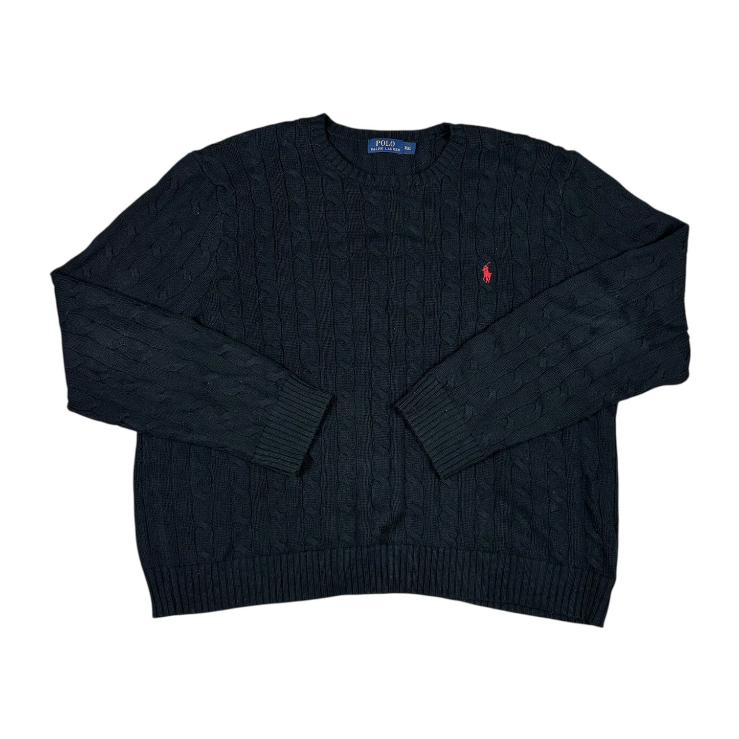 Vintage Polo Ralph Lauren Cable Knit Sweater (XXL)