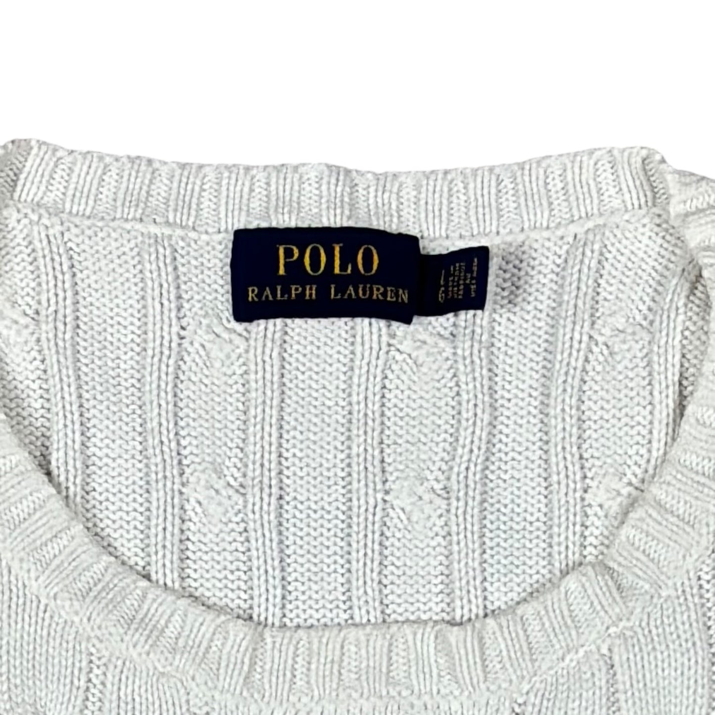 Vintage Ralph Lauren Cable Knit Sweater (wmns L)