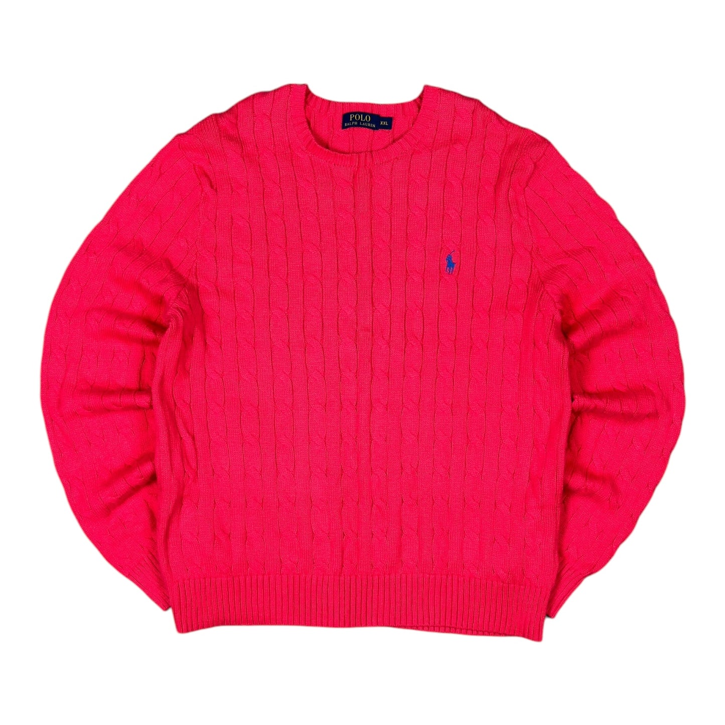 Vintage Ralph Lauren Cable Knit Sweater (XL)