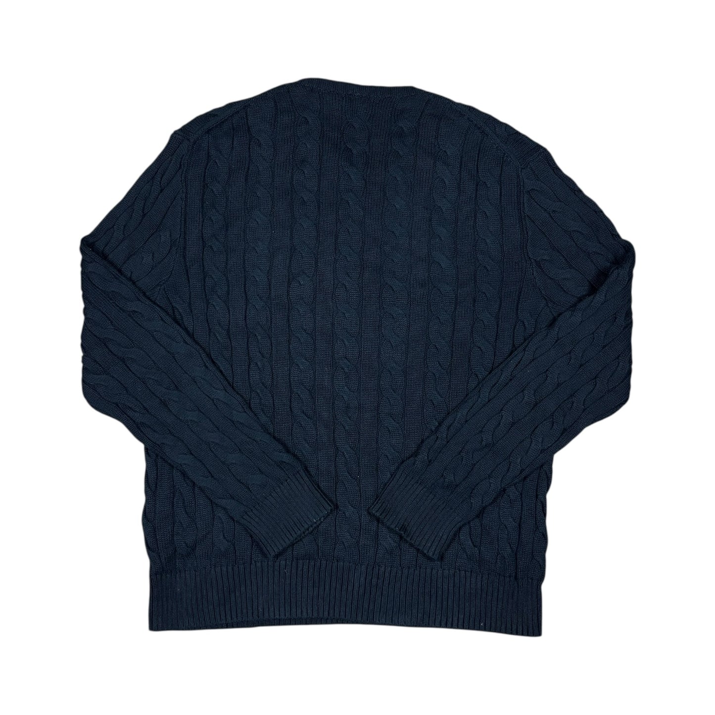 Vintage Polo Ralph Lauren Cable Knit Sweater (XL)