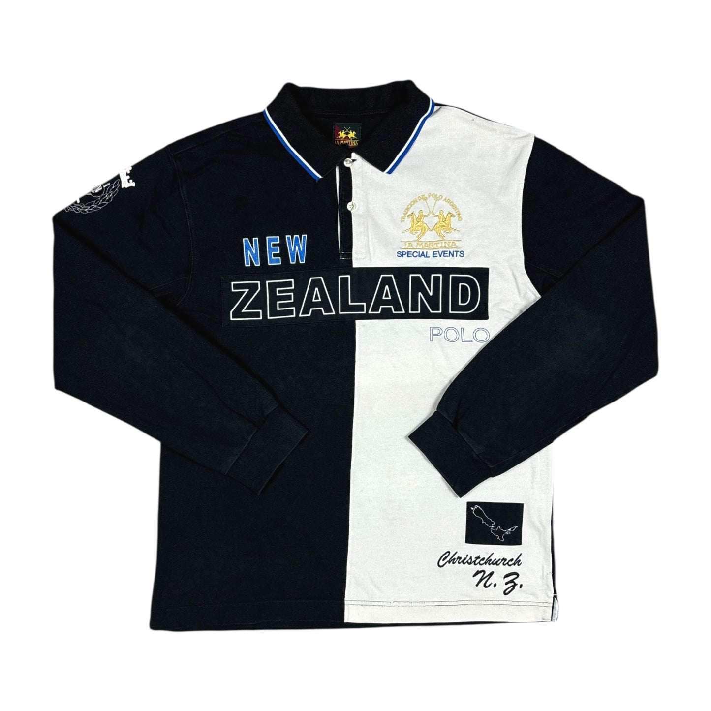 Vintage La Martina New Zealand Polohemd (L-XL)