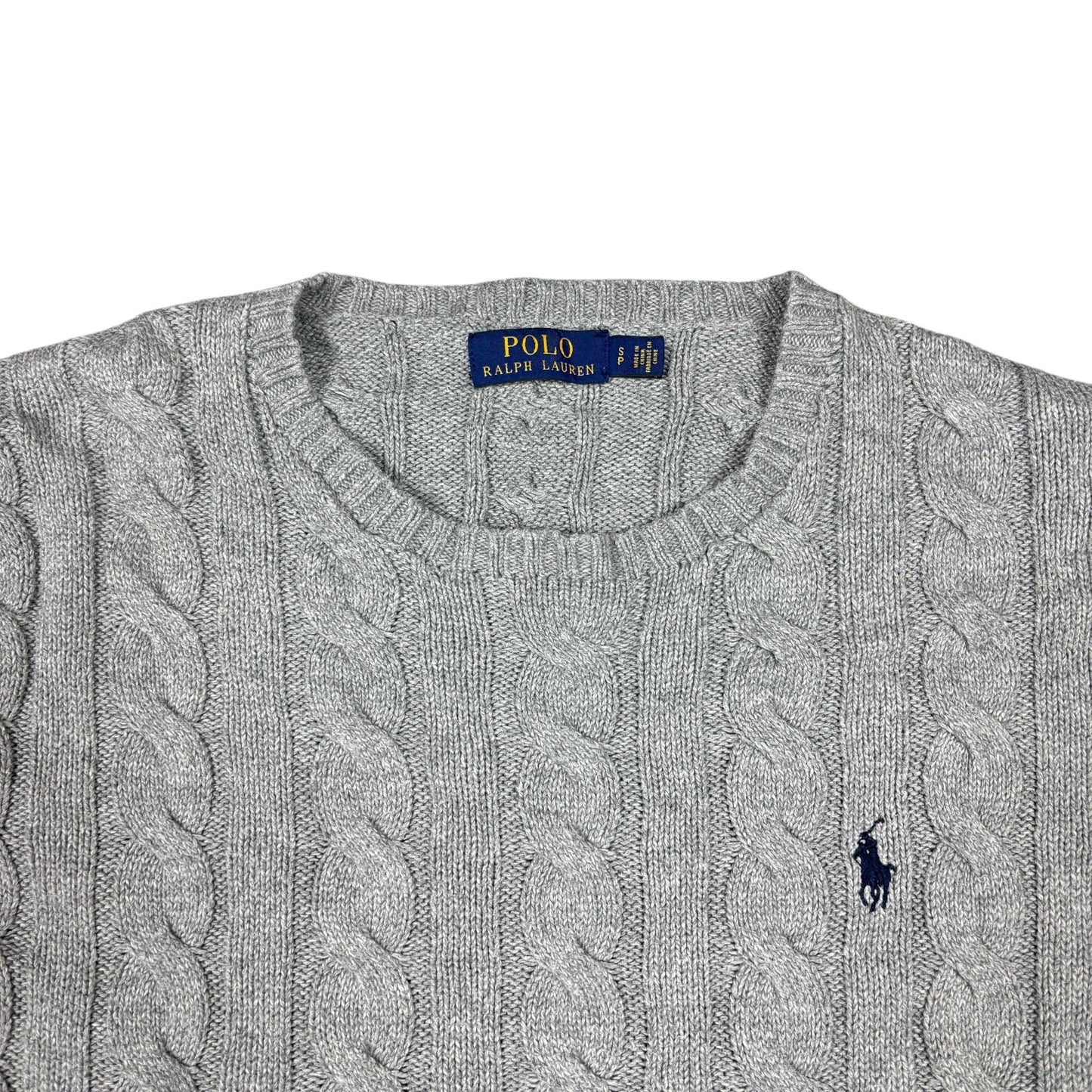 Vintage Polo Ralph Lauren Cable Knit Sweater (L)