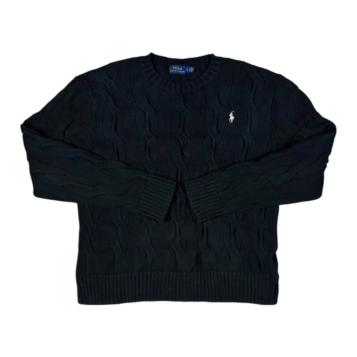 Vintage Ralph Lauren Cable Knit Sweater (wmns L)