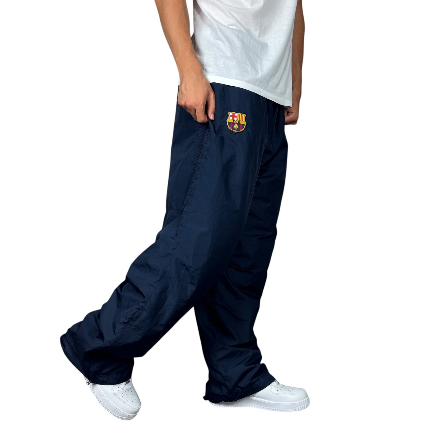 Vintage Nike FC Barcelona Trackpants (XL)