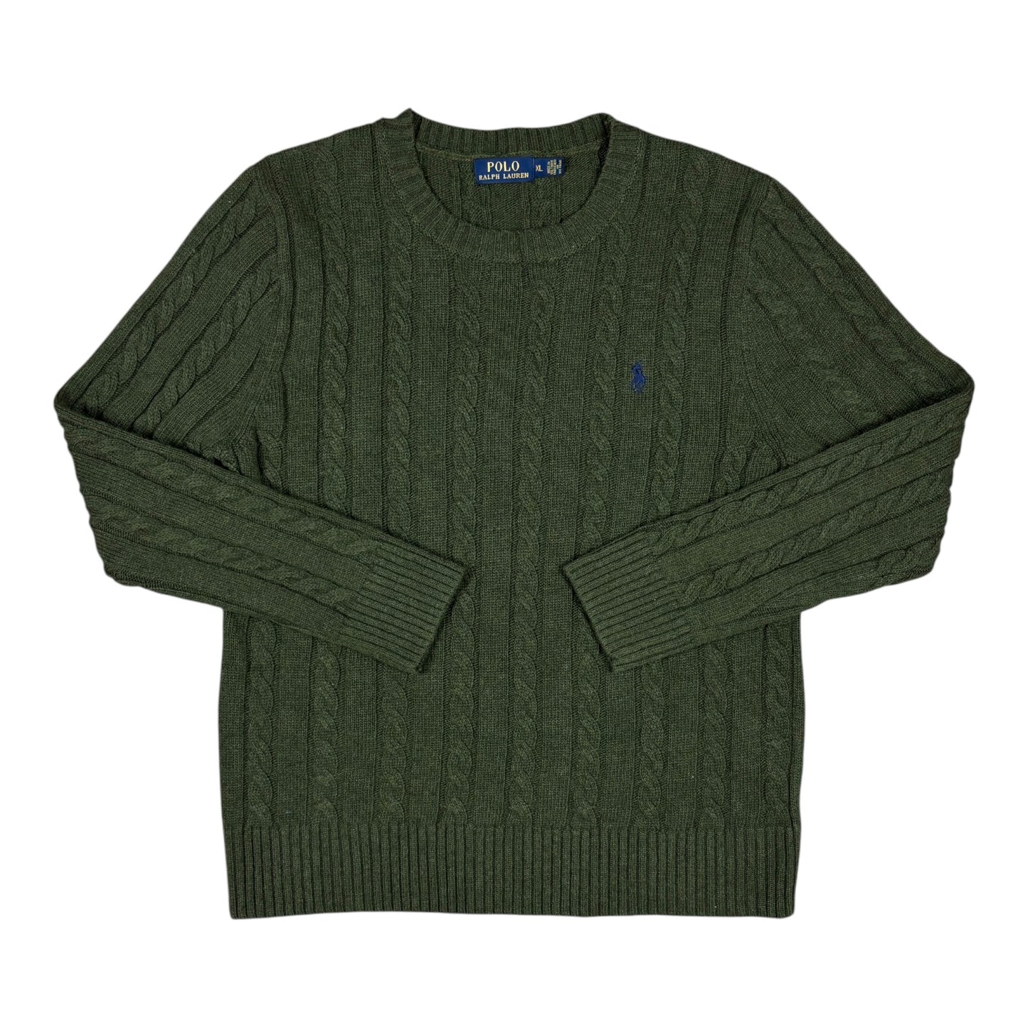 Vintage Polo Ralph Lauren Cable Knit Sweater (L)