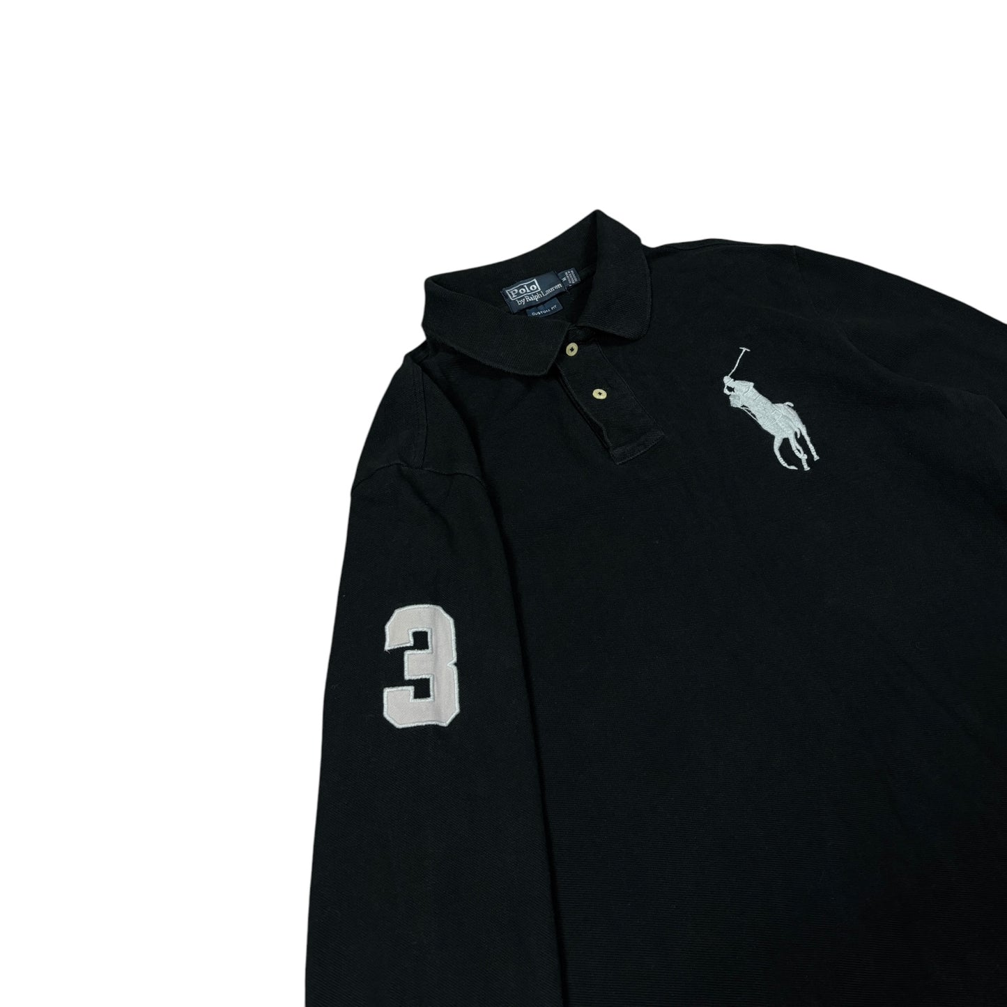 Vintage Ralph Lauren long-sleeved Poloshirt (M)