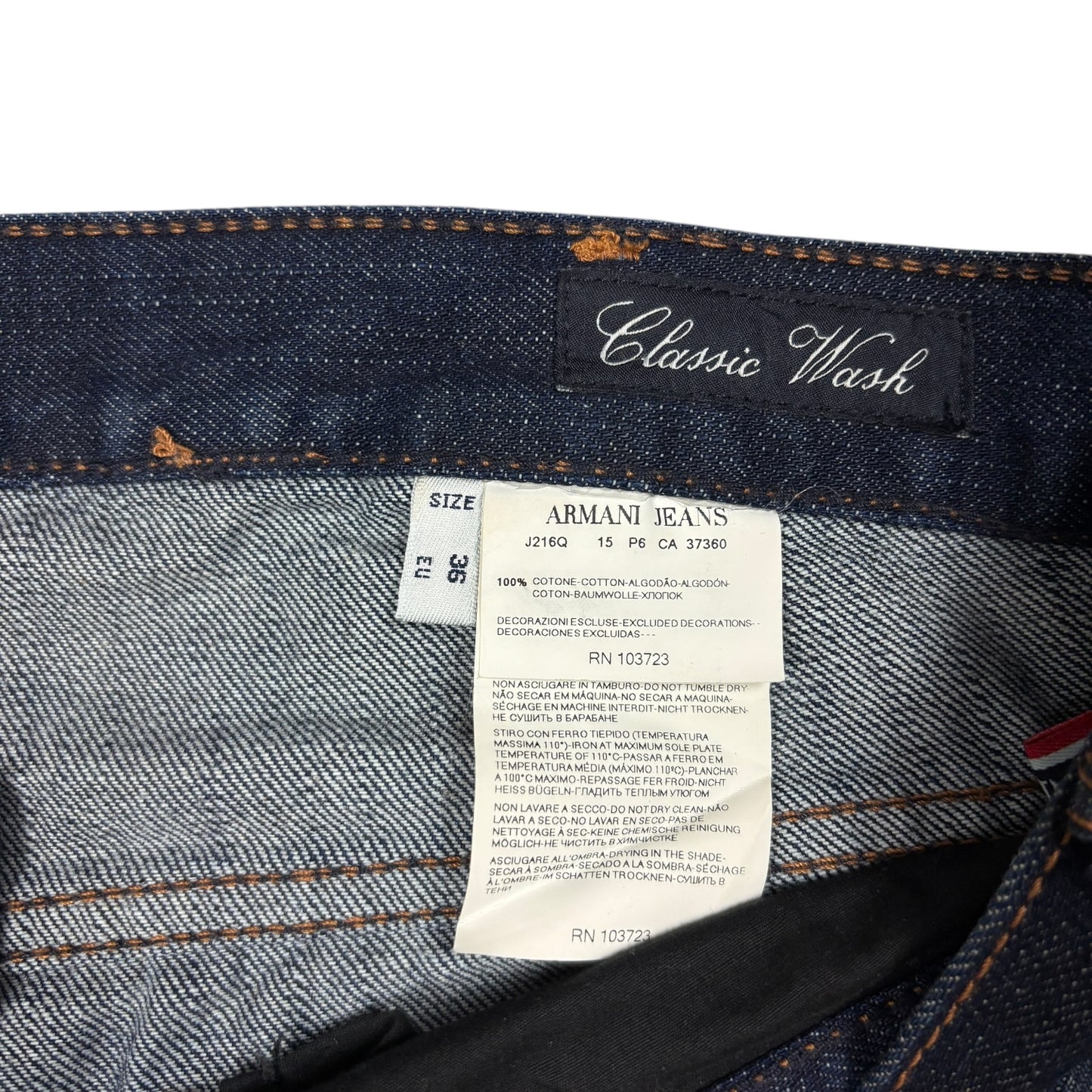 Vintage Armani Jeans (M-L)