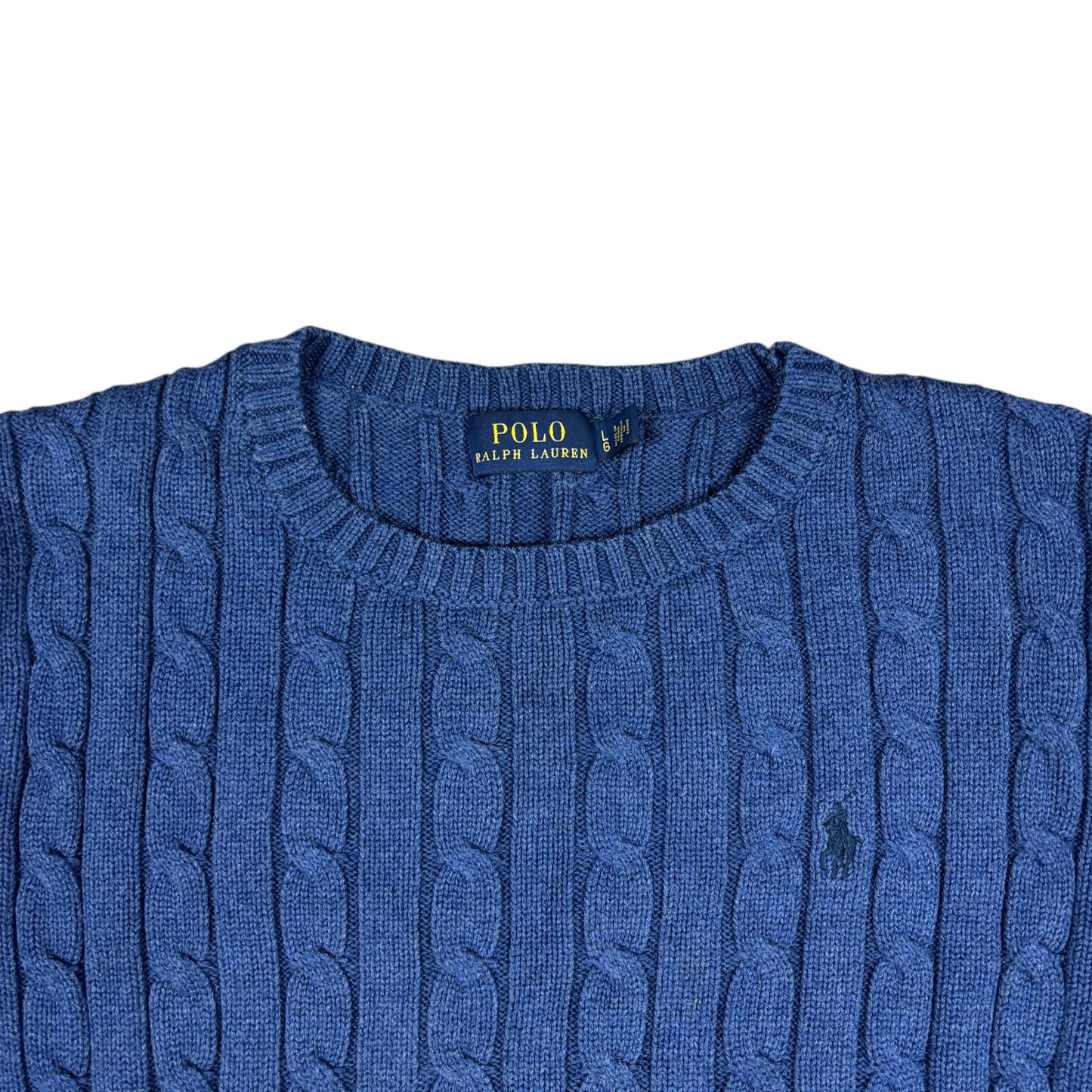 Vintage Polo Ralph Lauren Cable Knit Sweater (wmns L)