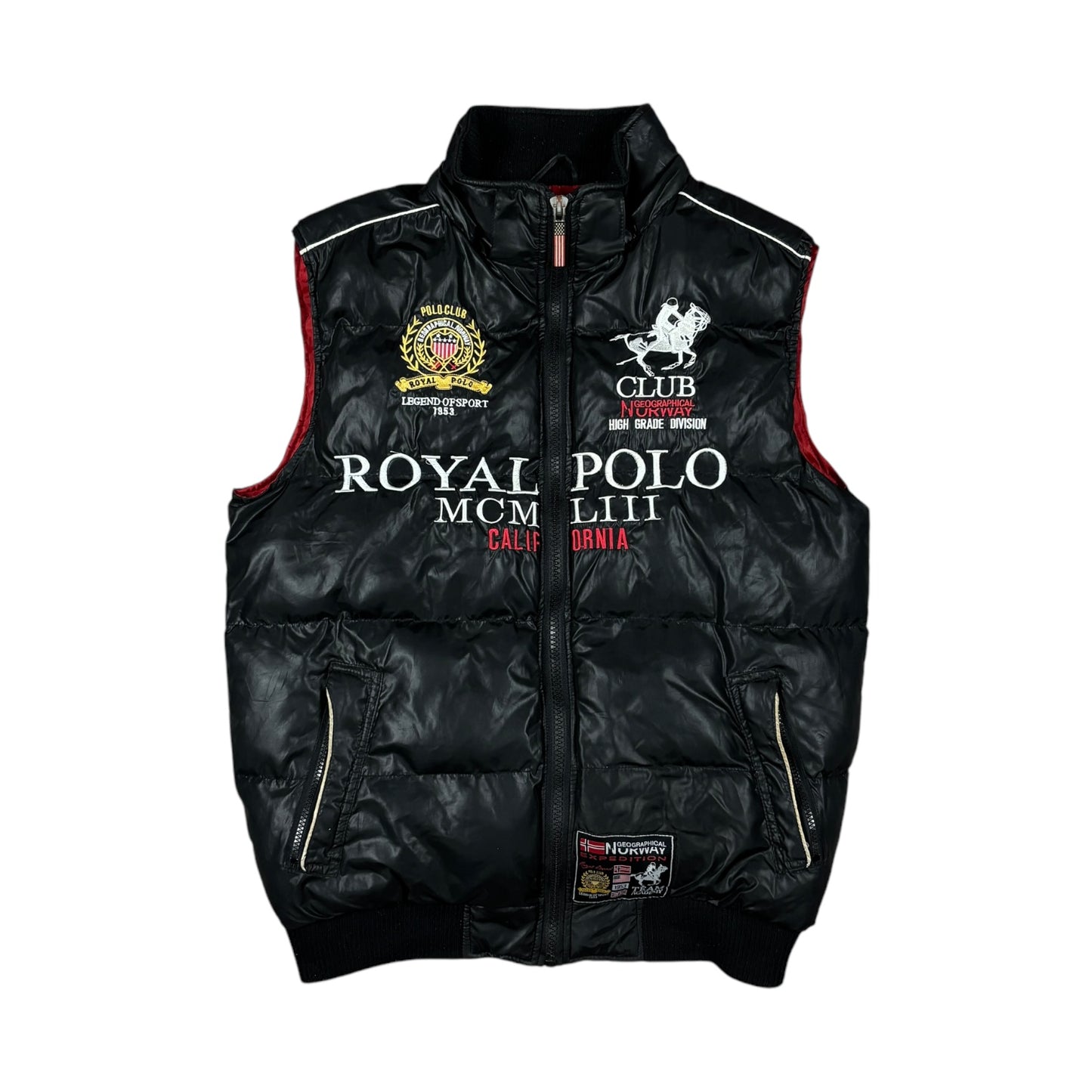 Vintage Geographical Norway Weste (L)