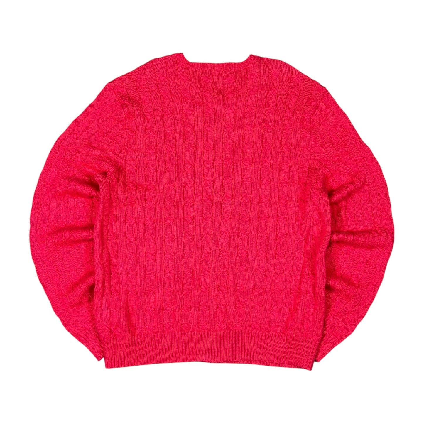 Vintage Ralph Lauren Cable Knit Sweater (XL)