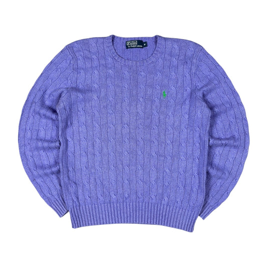 Vintage Ralph Lauren Cable Knit Sweater (wmns M)