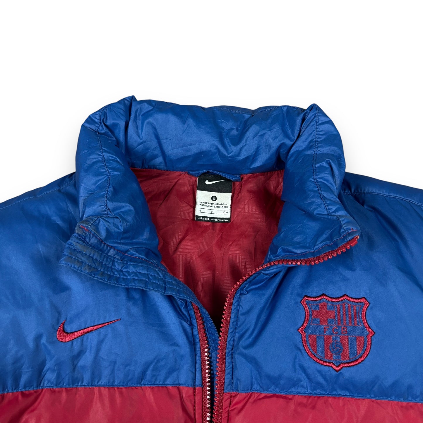 Vintage Nike x Barcelona Daunen Winterjacke (S)