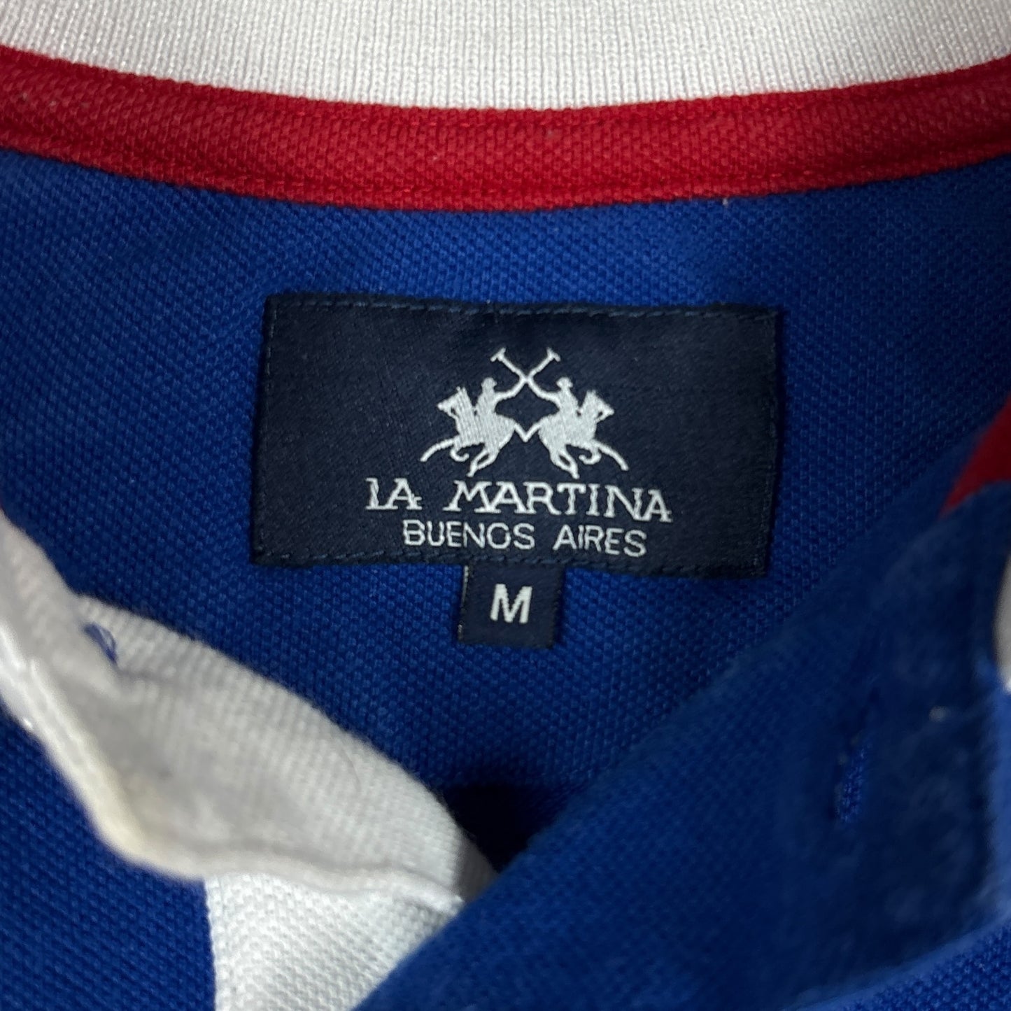 Vintage La Martina Poloshirt Ferrari (S)