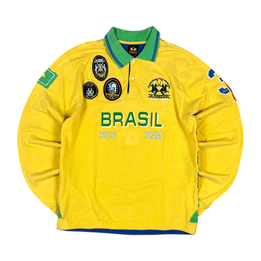 Vintage La Martina Brasil Polohemd (L)
