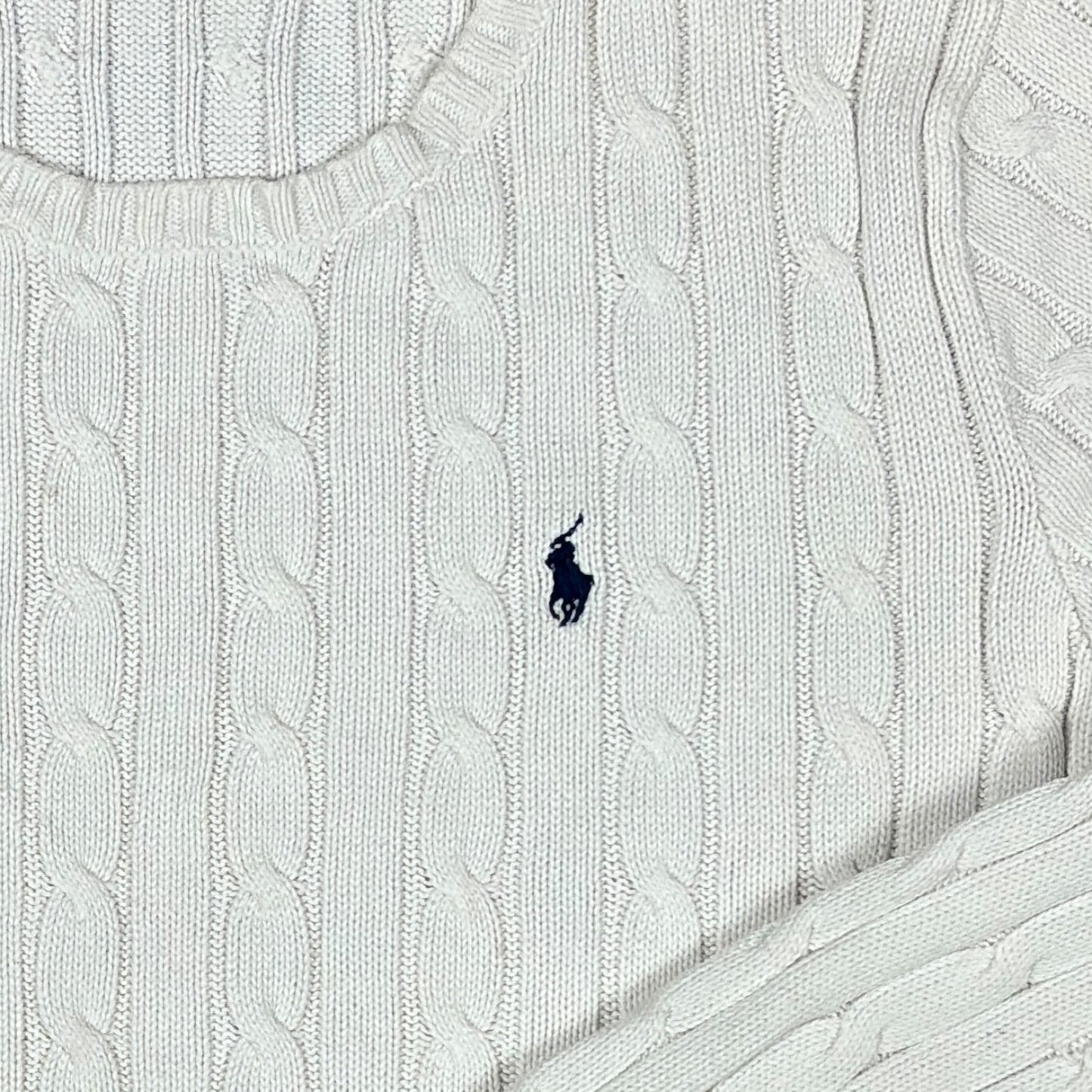 Vintage Ralph Lauren Cable Knit Sweater (wmns L)
