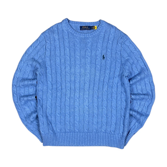 Vintage Ralph Lauren Cable Knit Sweater (S)