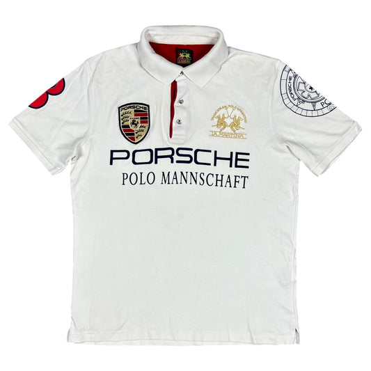 Vintage La Martina Poloshirt Porsche (L)
