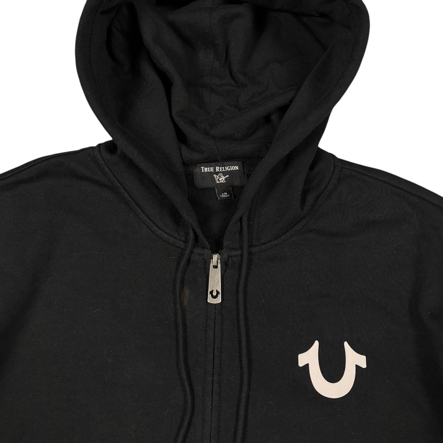 Vintage True Religion Zip Hoodie (L)