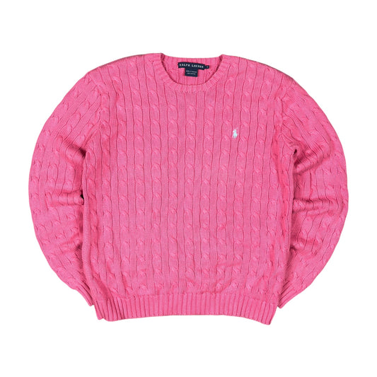 Vintage Ralph Lauren Cable Knit Sweater (wmns M)