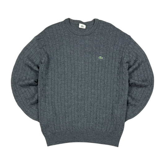 Vintage Lacoste Cable Knit Sweater (L-XL)
